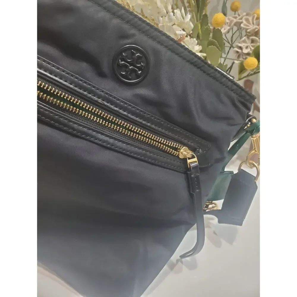 Tory Burch Nylon Messenger Bag Black
